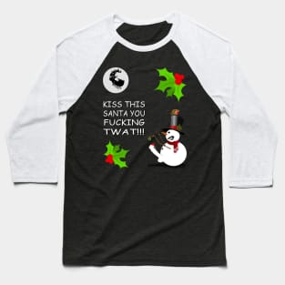 Kiss This Santa #2 Baseball T-Shirt